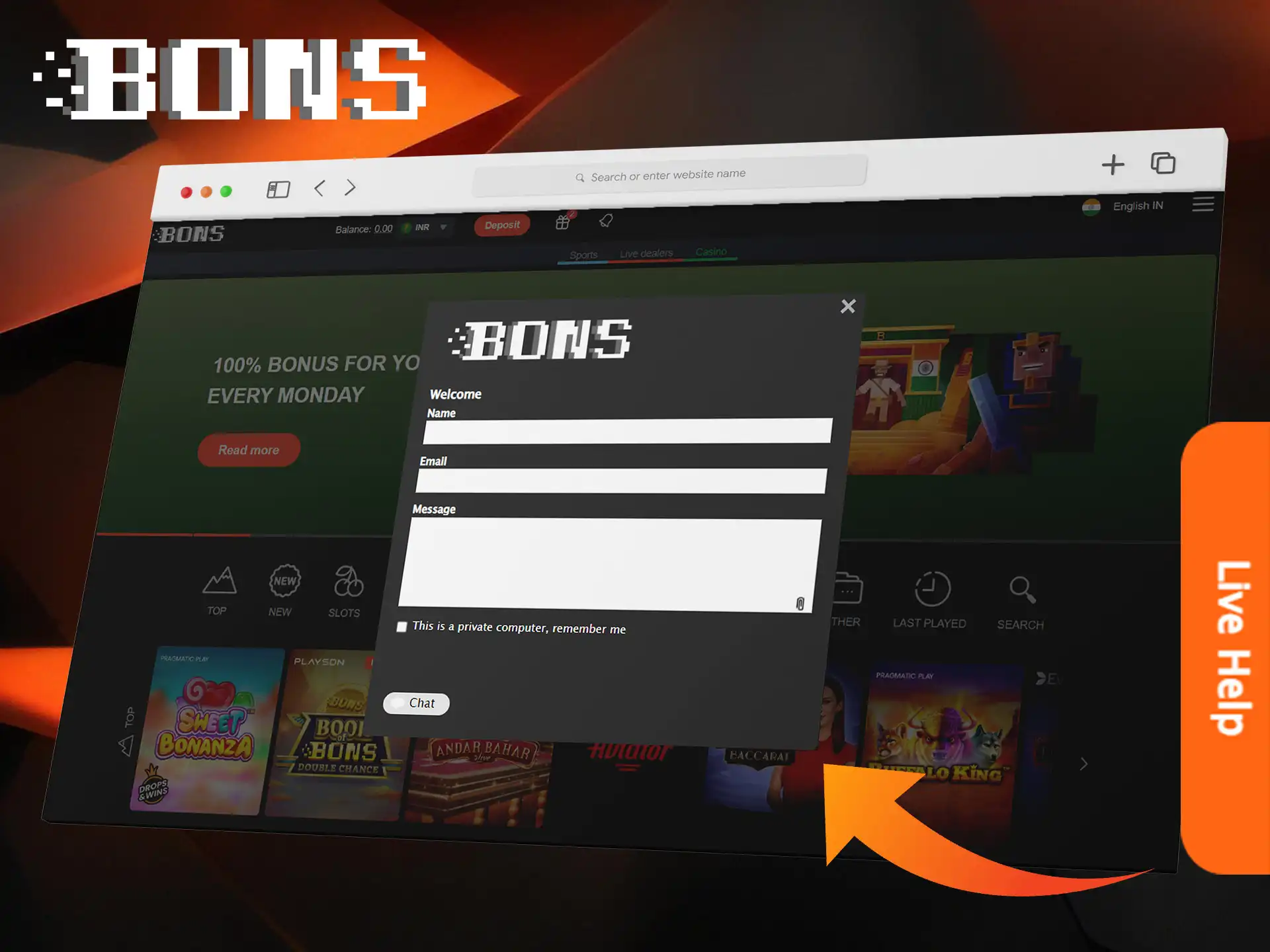 Open and fill out the support feedback form if you have any problems.