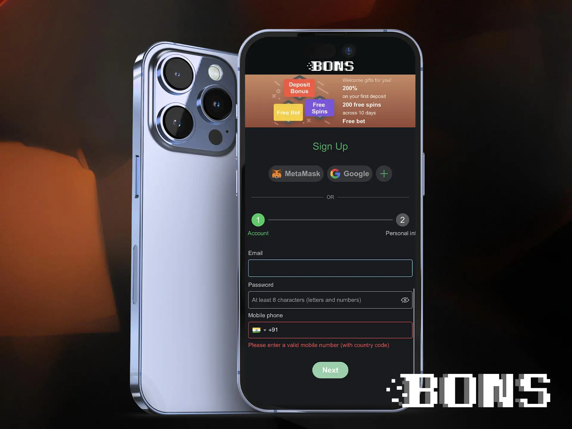 To register fill out the form with your personal information and make sure it is correct.