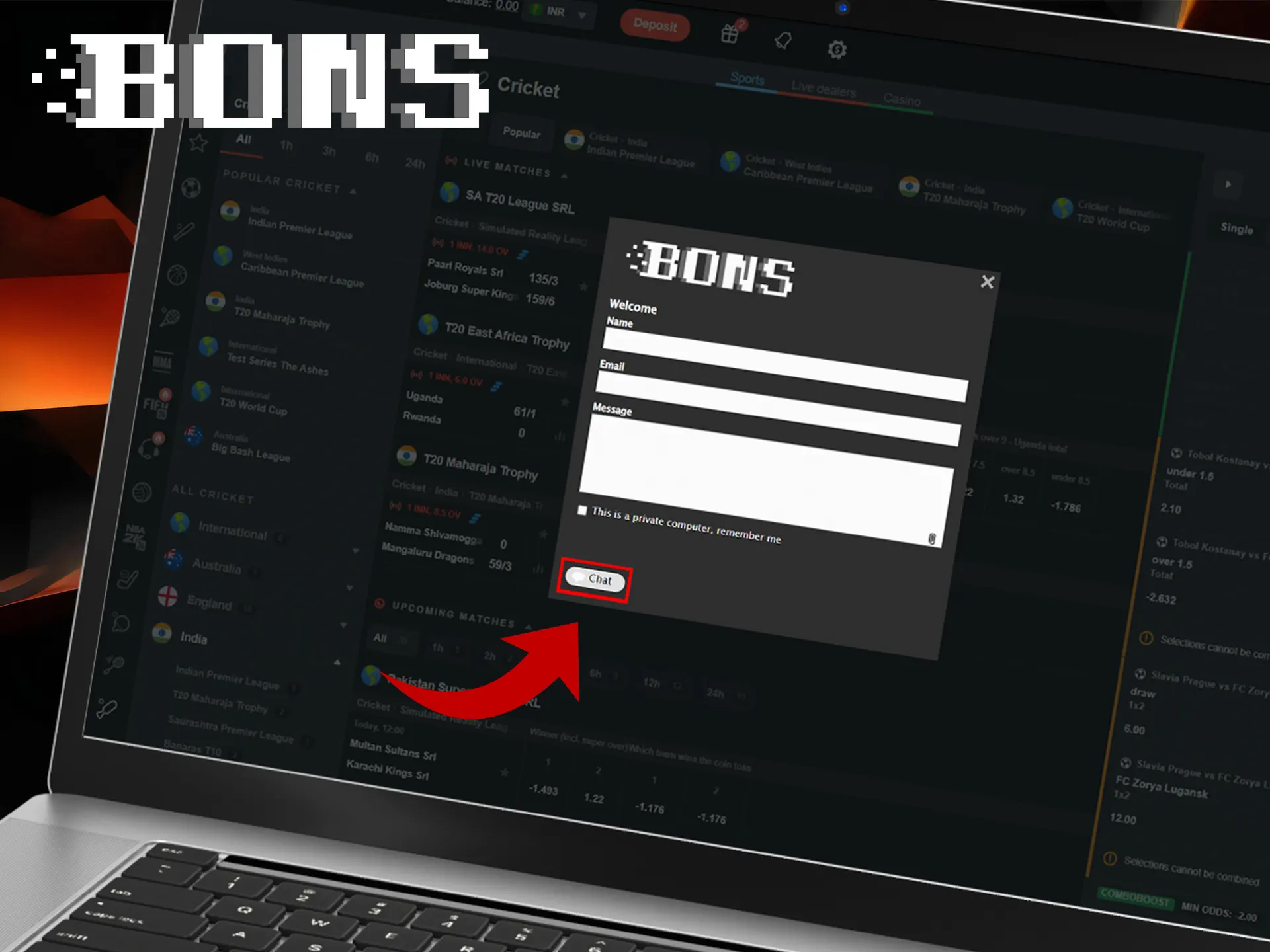 If you want to clarify any information write to BONS chat and a manager will answer you.