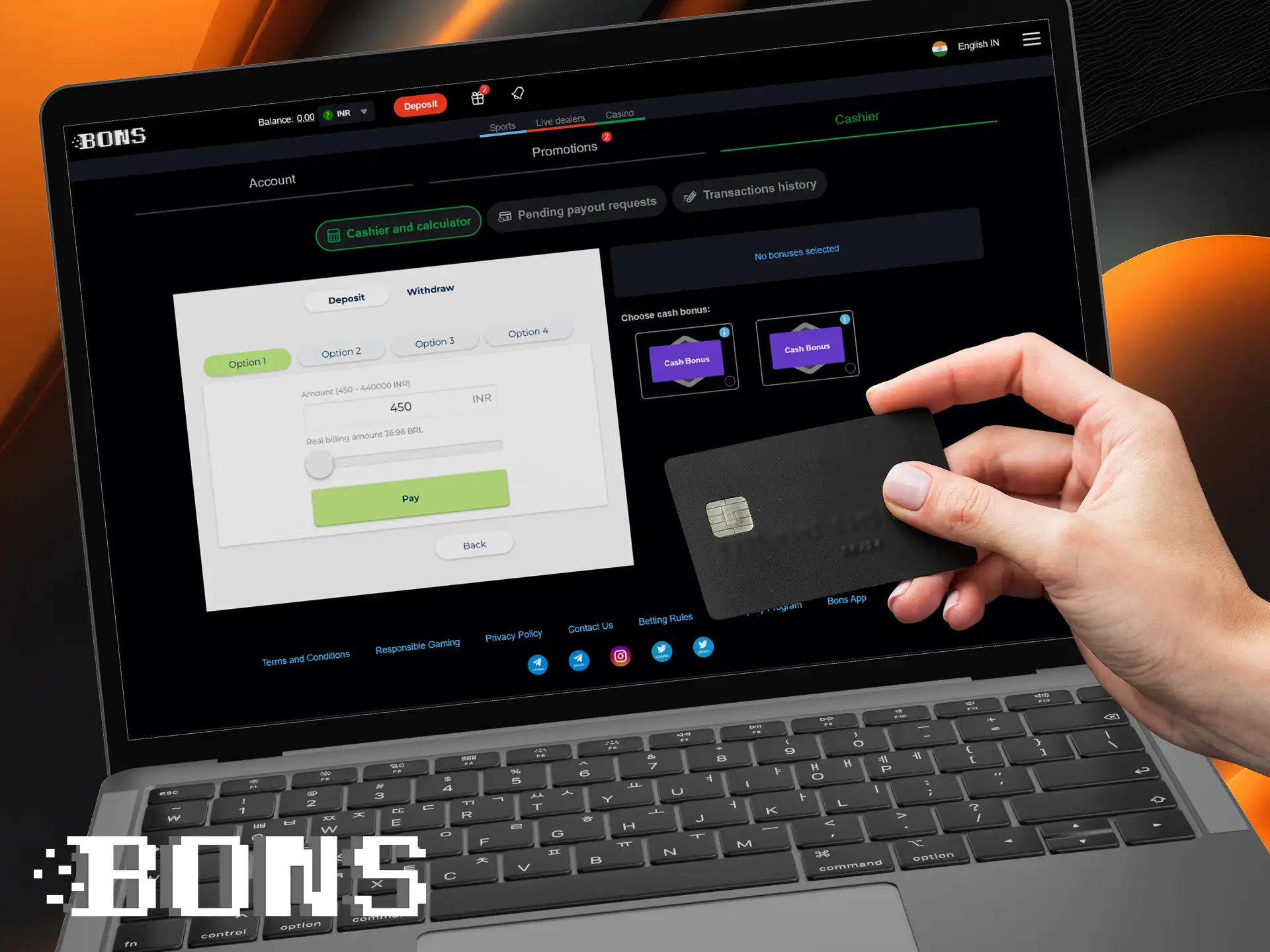 It will take about 30 seconds to process the transaction.